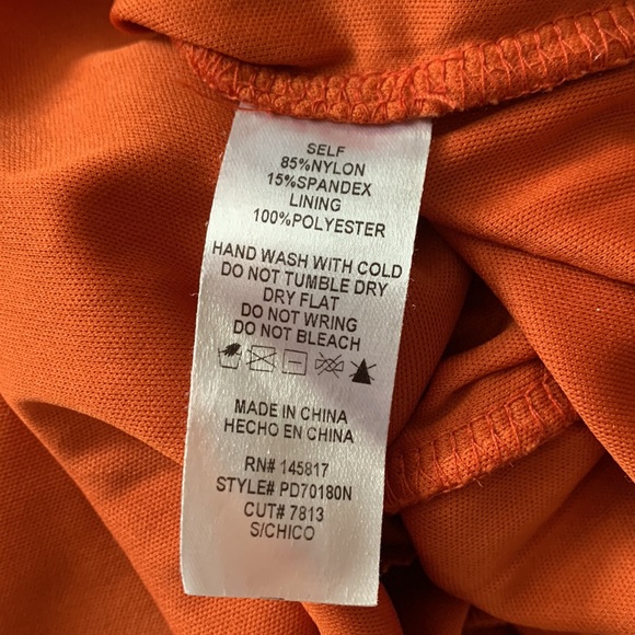 ORANGE DRESS - Picture 5 of 5